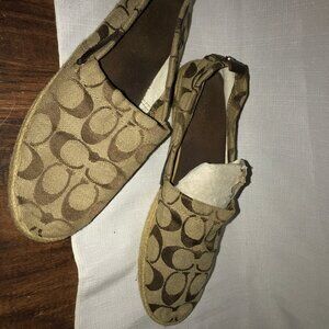 Coach Mellow Logo Loafers Flats sz 8